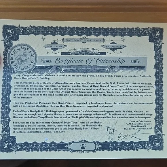 Boyds Bearly Built Snowglobe - Picture 8 of 9